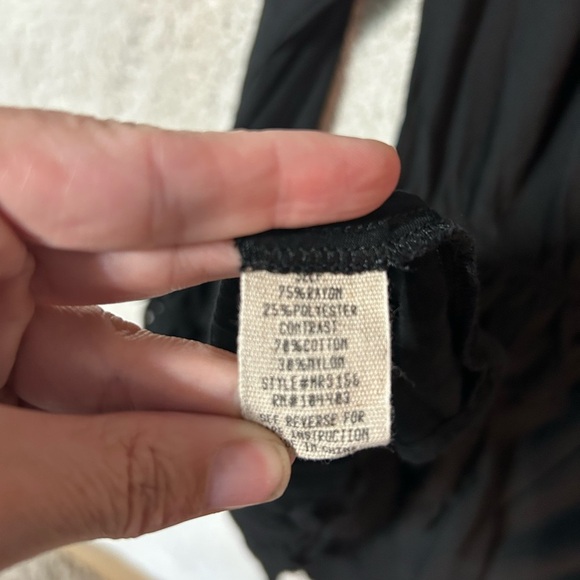 Lace Babydoll Mini Dress Long sleeve Dark Romantic Goth Black Bow Y2K 90, Medium - Picture 11 of 11